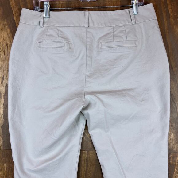 Banana Republic Womens Pants Tan Jackson Fit Chinos Straight Leg Stretch 12R - Picture 10 of 11